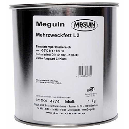 Универсальная смазка meguin Mehrzweckfett L2 - 1 кг Универсальная смазка meguin Mehrzweckfett L2 - 1 кг