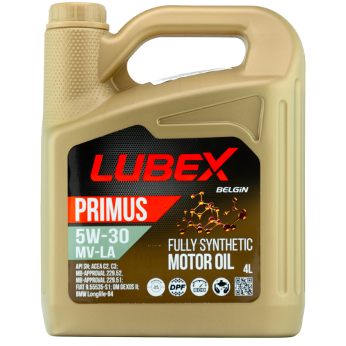 Синтетическое моторное масло PRIMUS MV-LA 5W-30 - 4 л Синтетическое моторное масло PRIMUS MV-LA 5W-30 - 4 л
