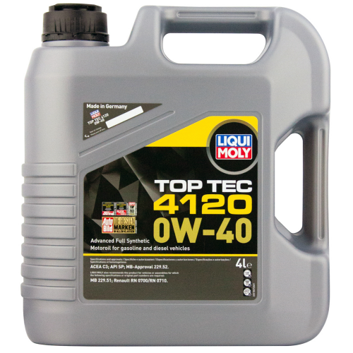 Синтетическое моторное масло Top Tec 4120 0W-40 - 4 л Синтетическое моторное масло Top Tec 4120 0W-40 - 4 л