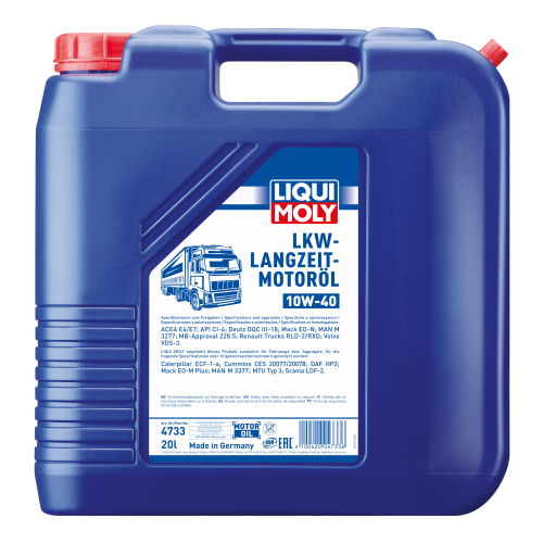 Синтетическое моторное масло LKW-Langzeit-Motoroil 10W-40 - 20 л Синтетическое моторное масло LKW-Langzeit-Motoroil 10W-40 - 20 л